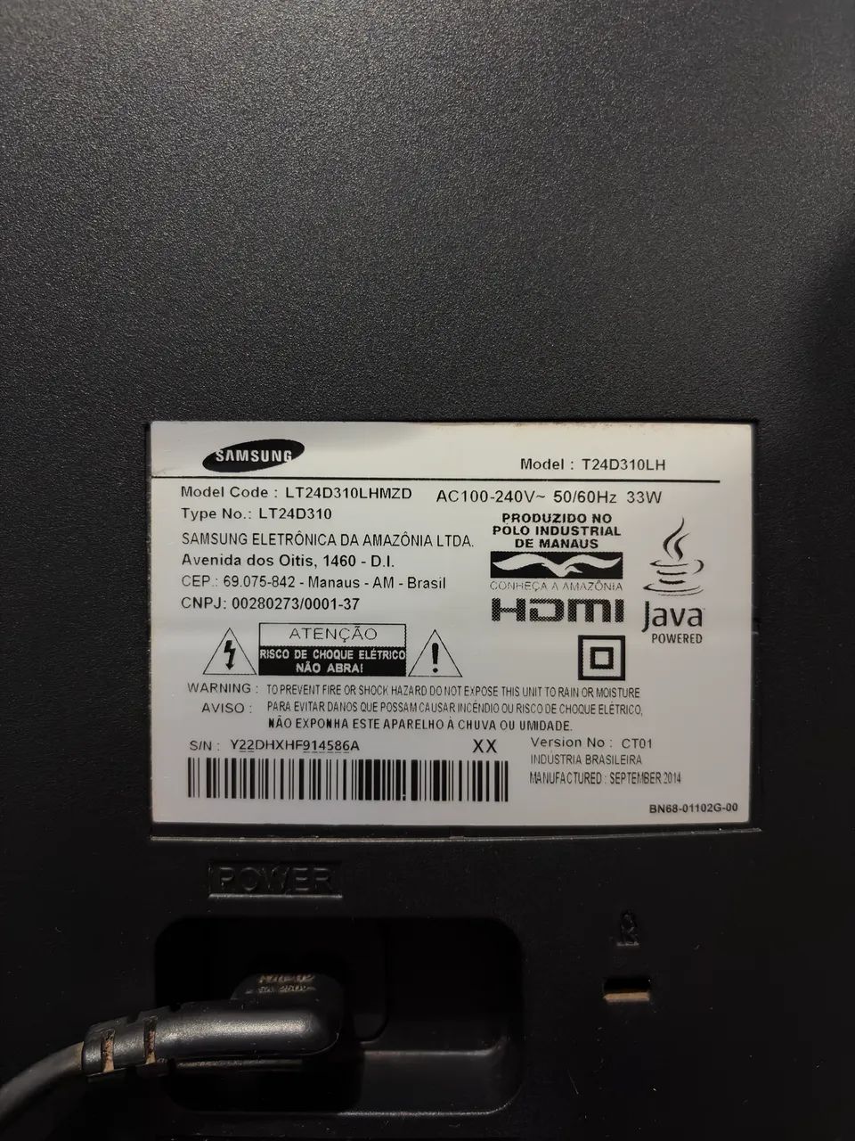 Monitor TV Samsung 24 SEMINOVO  - Foto 4