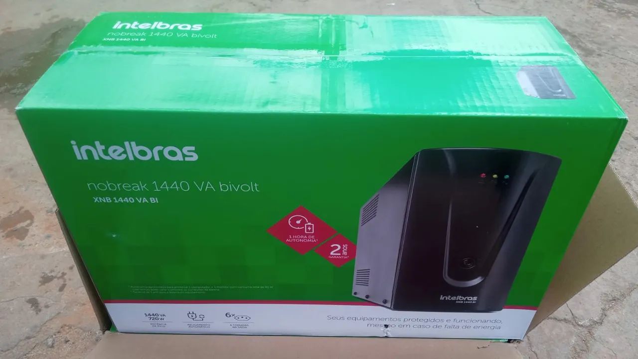 Nobreak novo na caixa