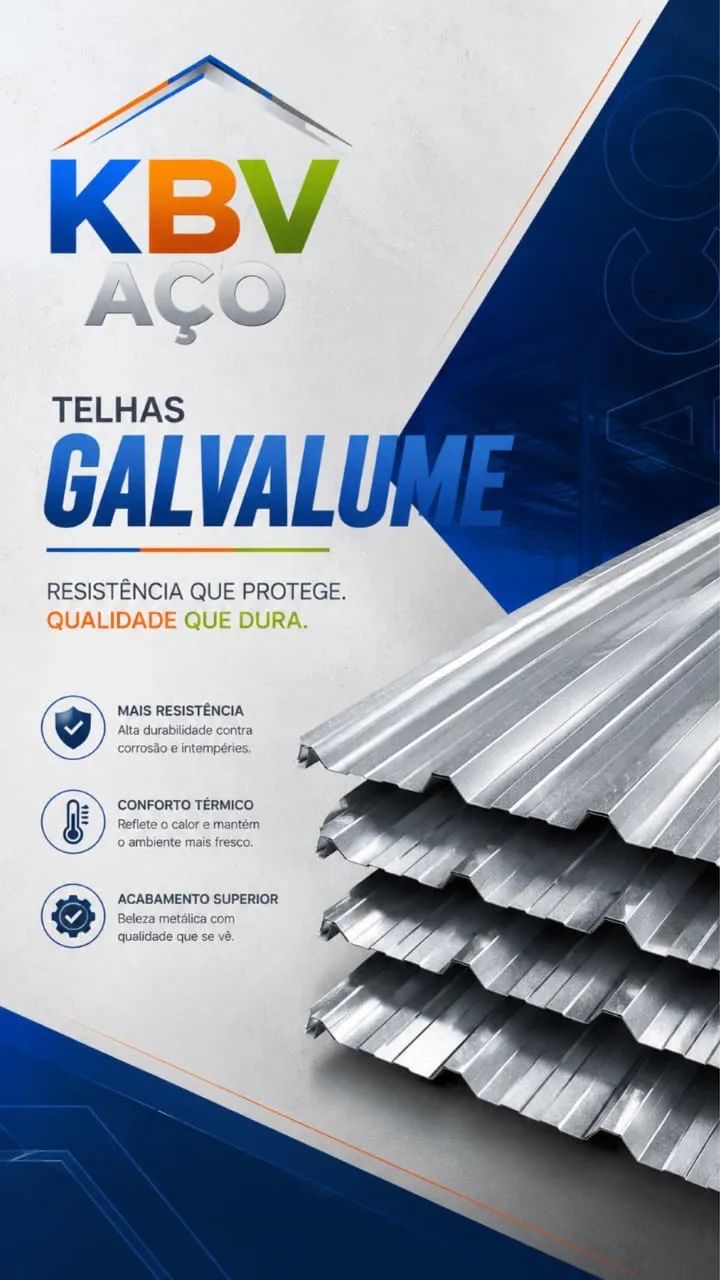 Telhas trapézio 