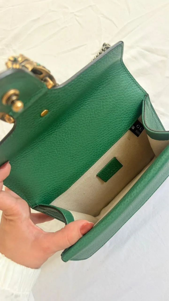 Bolsa Gucci Dionysus Verde - Foto 4