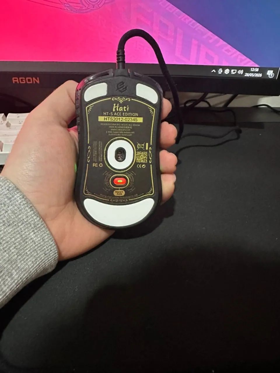MOUSE GAMER G WOLVES HATI S HT-S STARDUST - Foto 2