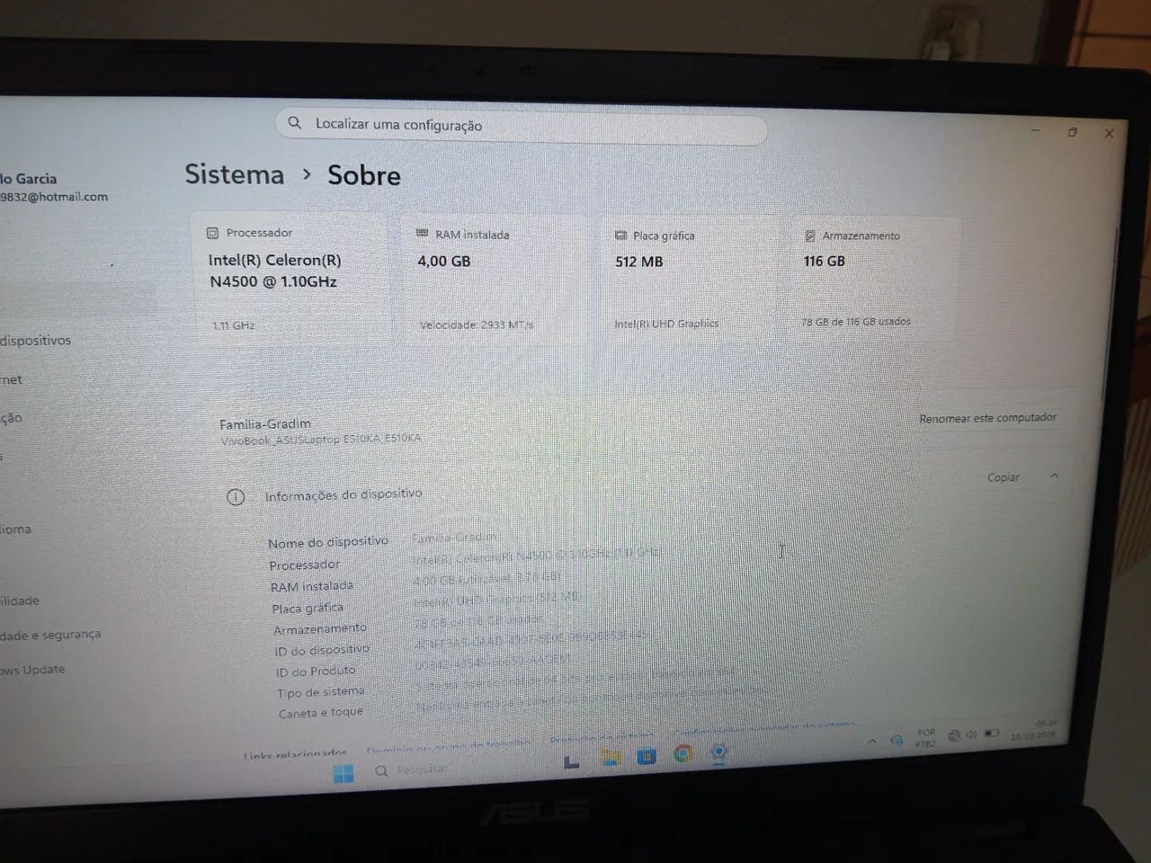 Notebook Asus vivobook - Foto 5