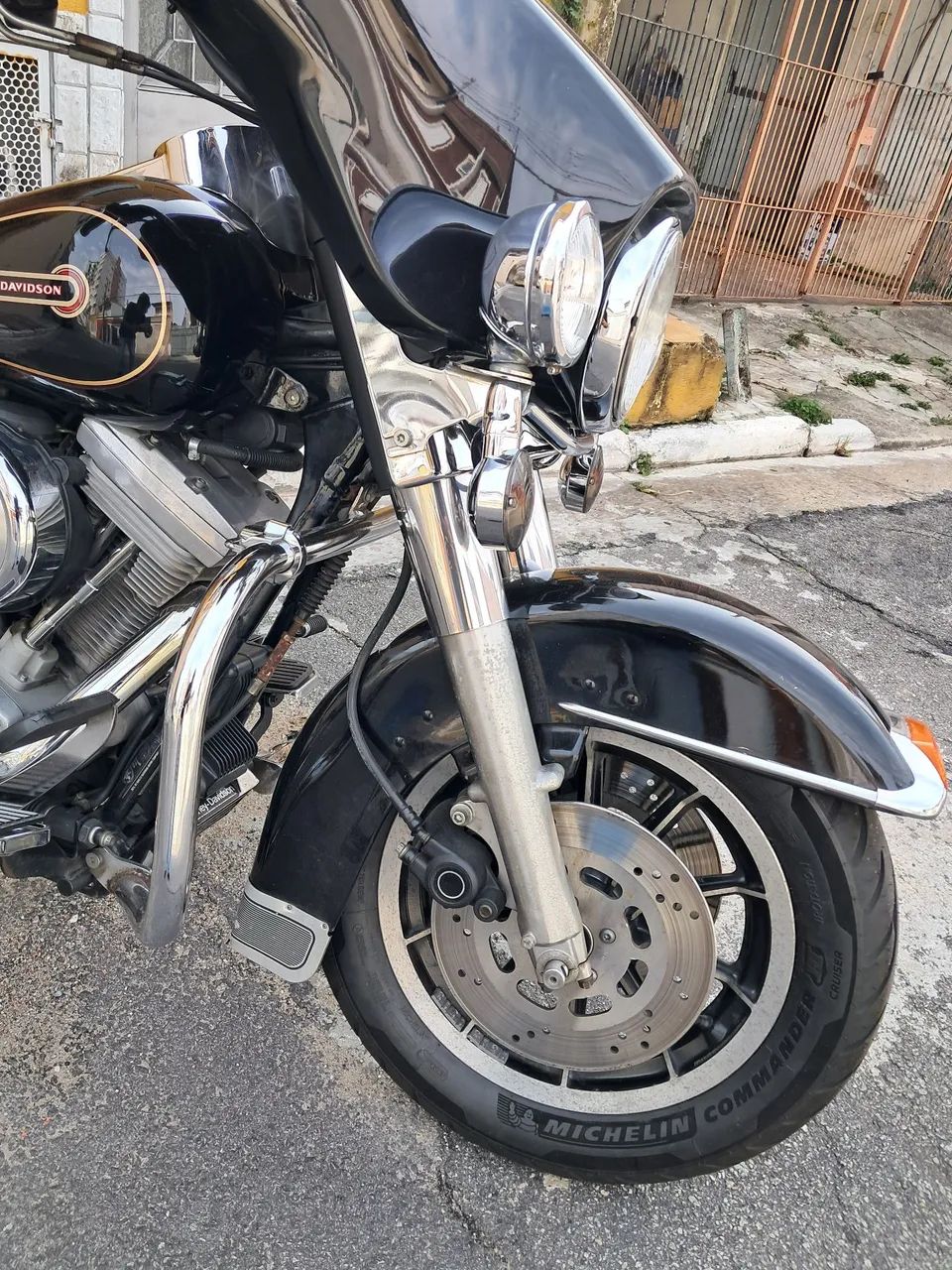 Harley Davidson Electra Glide carburada - Foto 3