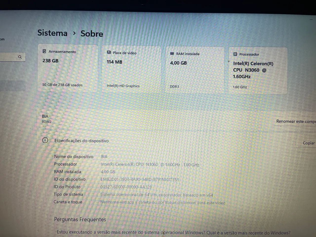 NOTBOOK LEONOVO  - Foto 2