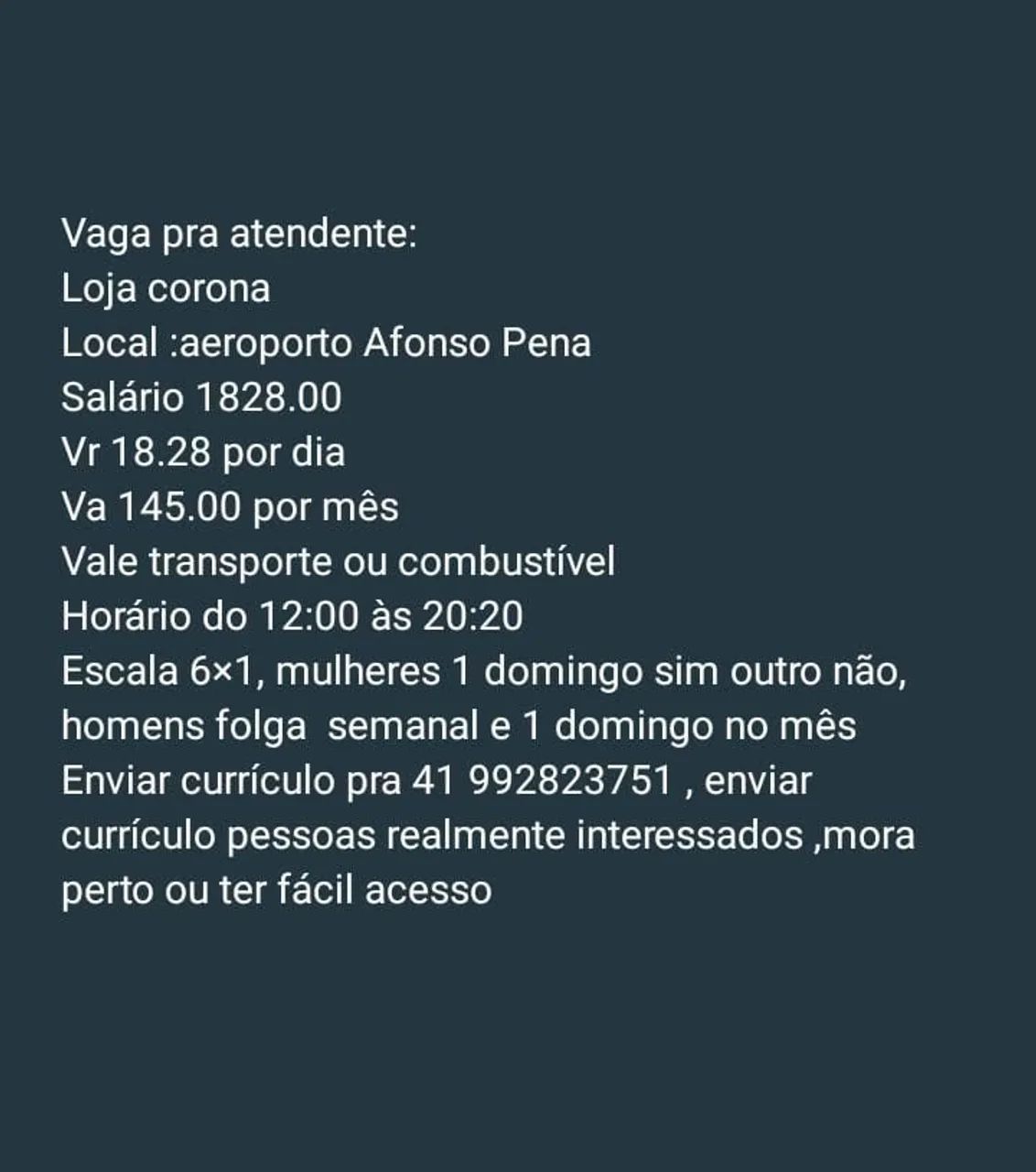 Vaga De Emprego No Aeroporto 