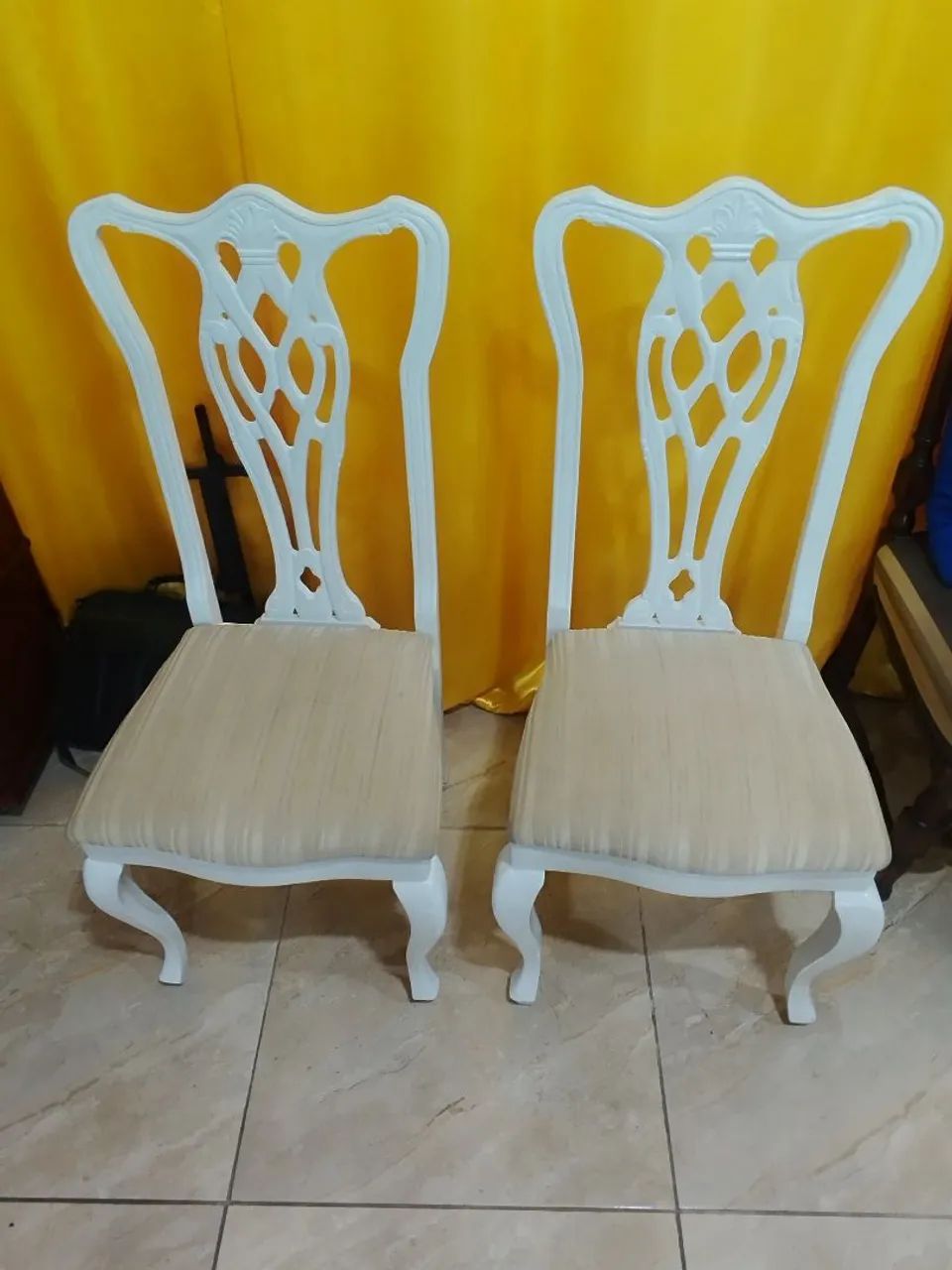Lindas Cadeiras de madeira ( 4 unidades )  - Foto 2