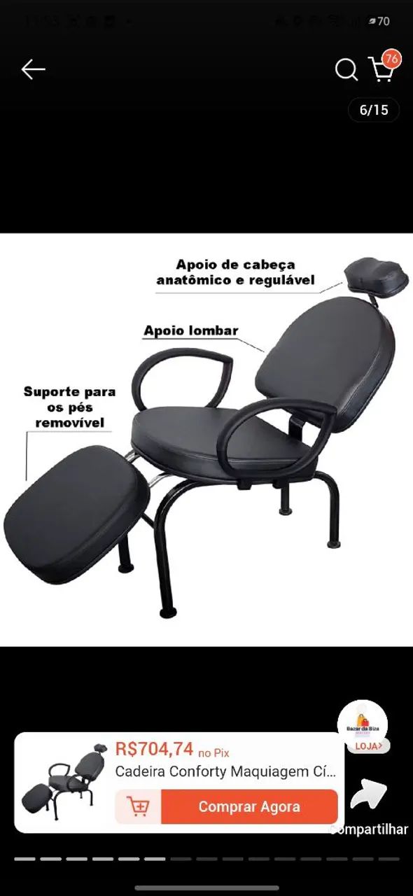 Cadeira de manicure 