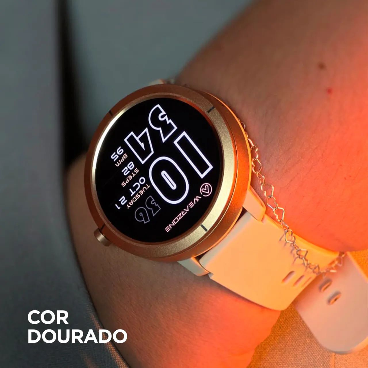 Relógio Smartwatch Original Flare Wearzone  - Foto 4