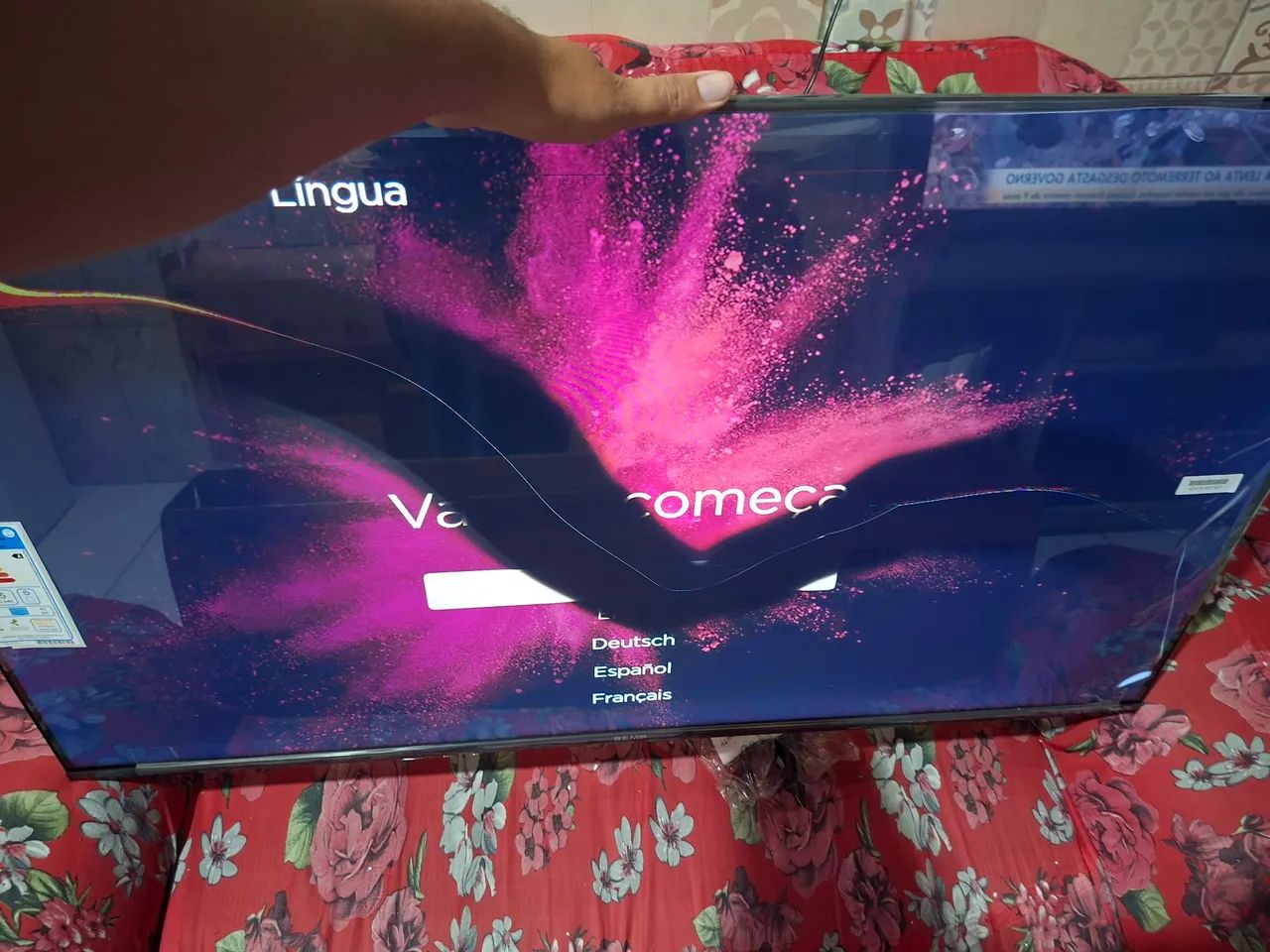 Tv tcl 43 para retirar peças  - Foto 2