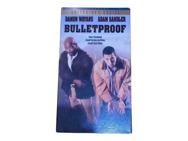 FILME VHS BULLETPROOF RARIDADE COM ADAM SANDLER