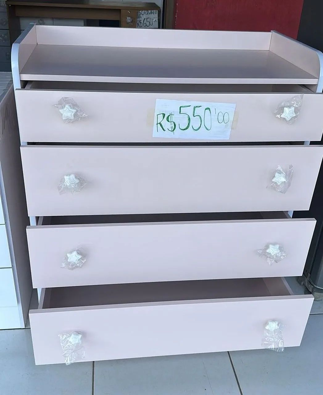 CÔMODA INFANTIL NOVOS NA CAIXA FAZEMOS A ENTREGA GRÁTIS LIGAÇÃO OU WHATSAPP  - Foto 2