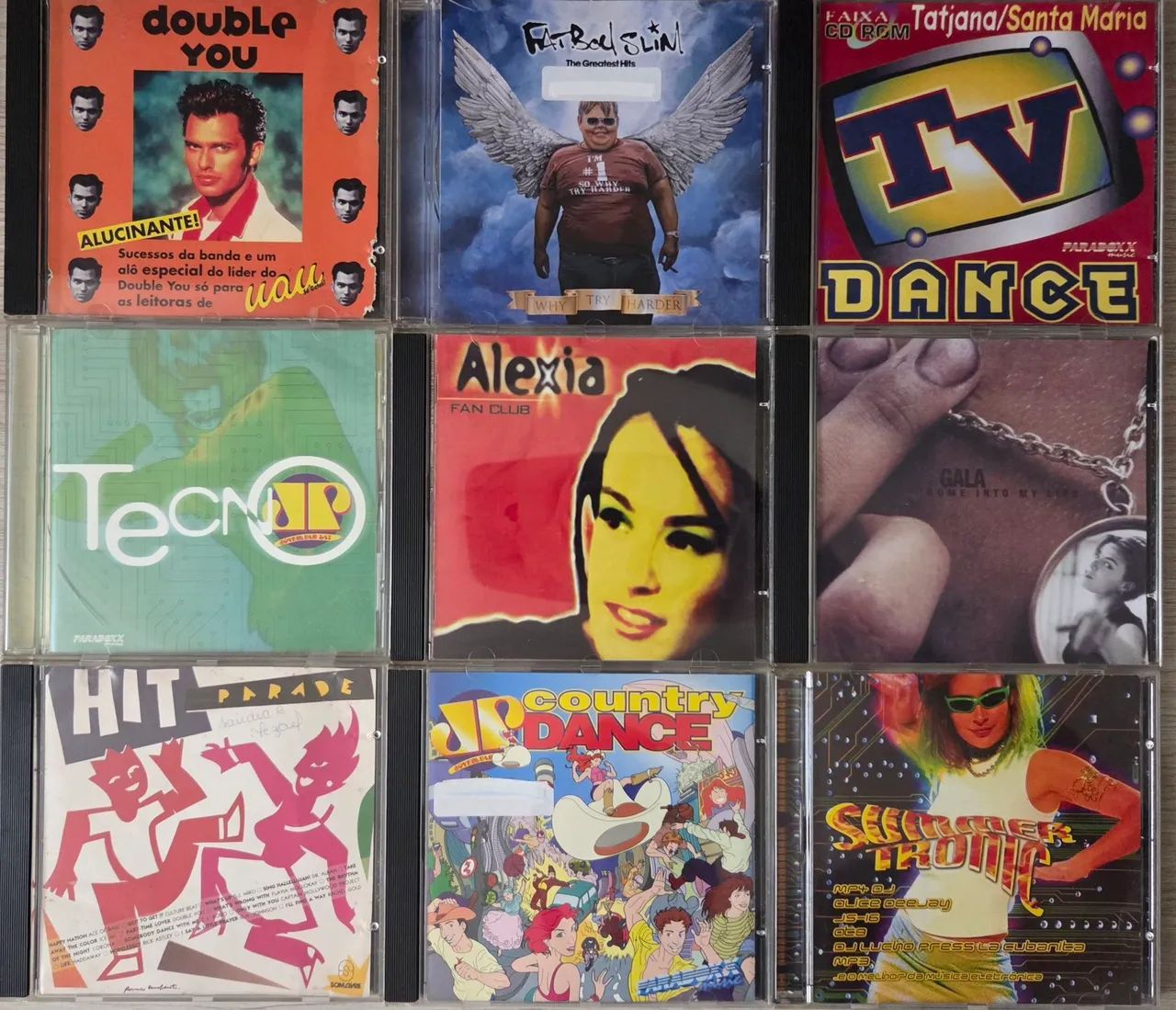 Lote cds Musica Dance Anos 90