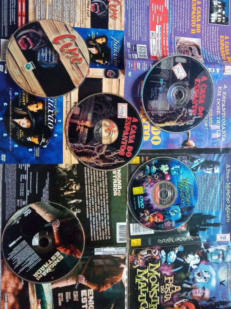 dvds terror usados videolocadora scanners hellraiser cujo casa do espanto e + - Foto 3