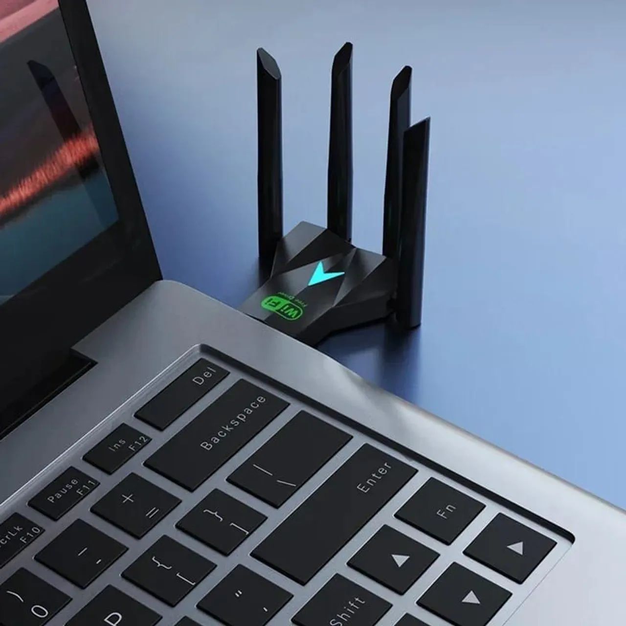 Adaptador Wi-Fi 4 Antenas USB - Foto 5