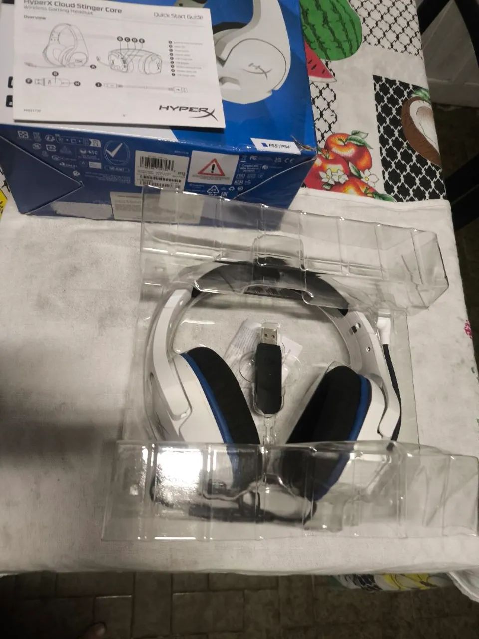 Headset sem fio Gamer HyperX Cloud Stinger Core para PS5 PS4 e PC - Foto 2