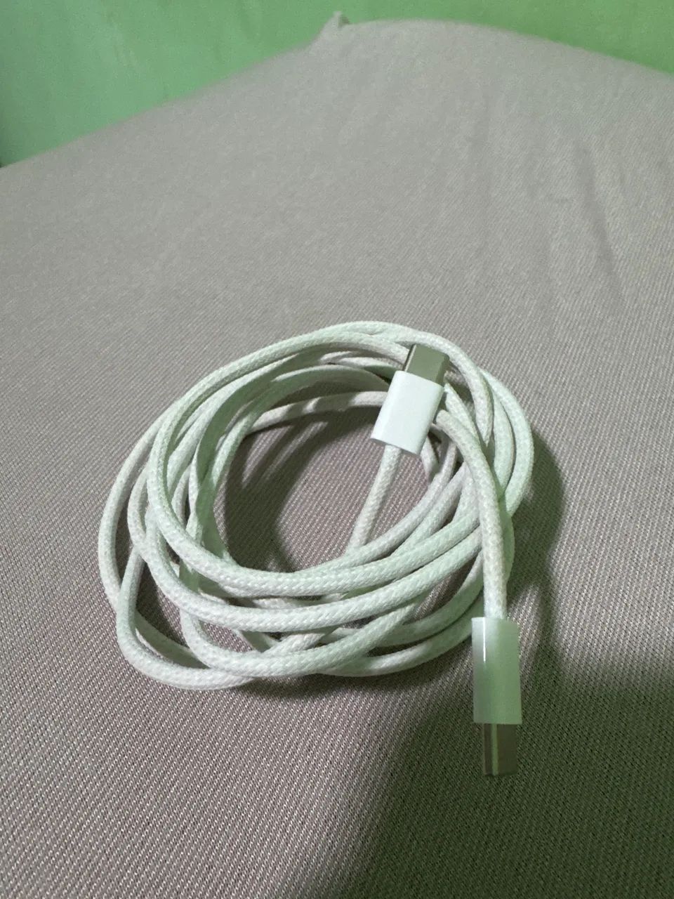 Cabo USB-C 2 Metros Trançado Super Resistente - Novo - IPhone 15/16 e Samsung