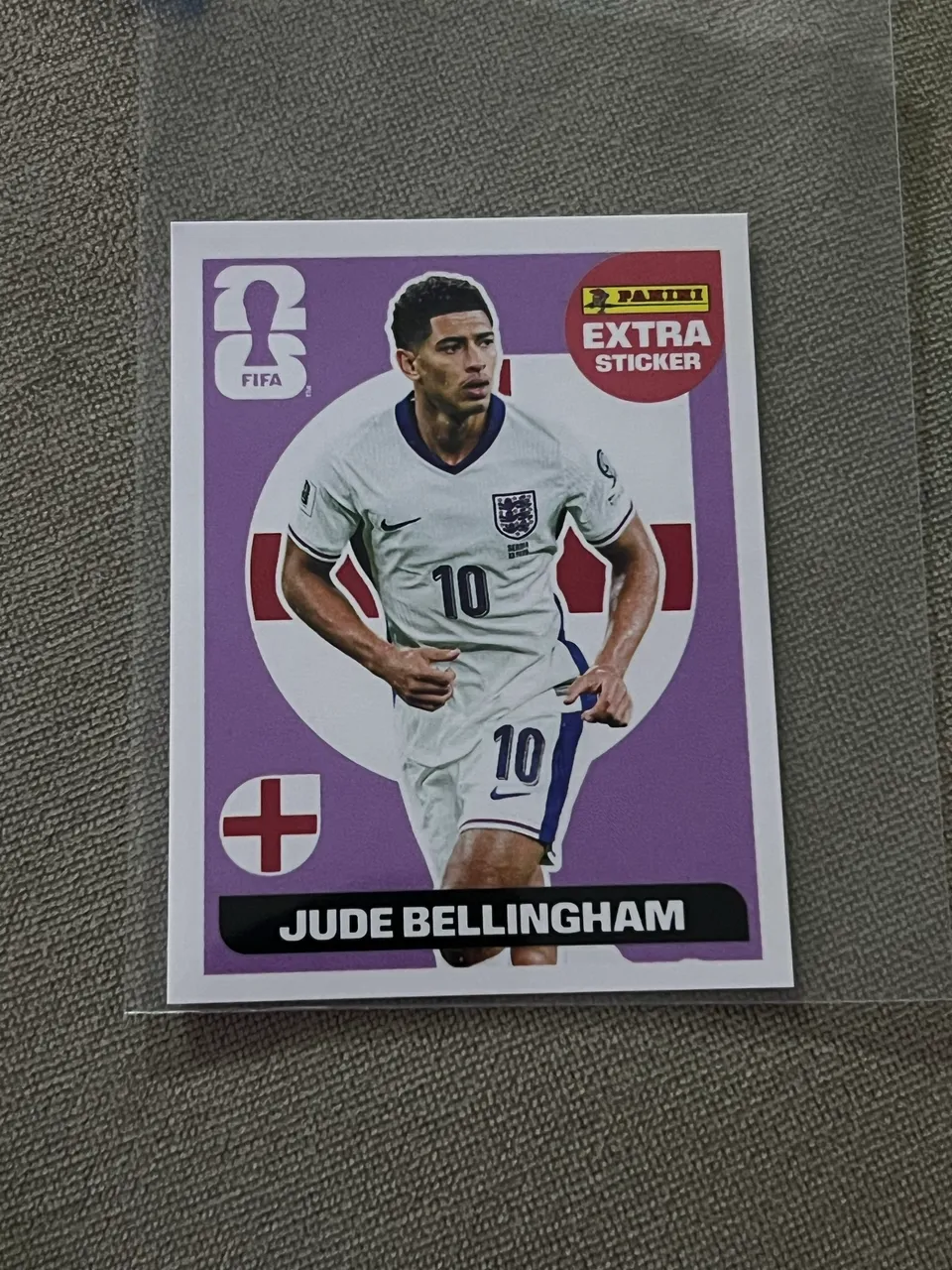 Jude Bellingham Extra Sticker Gold - Copa 2022 Panini - Rara