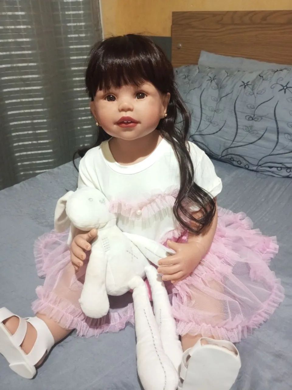 Boneca reborn Sofia articulada 70 cm  - Foto 2