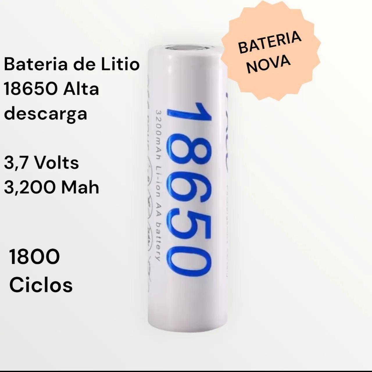 Bateria de Litio Alta descarga 