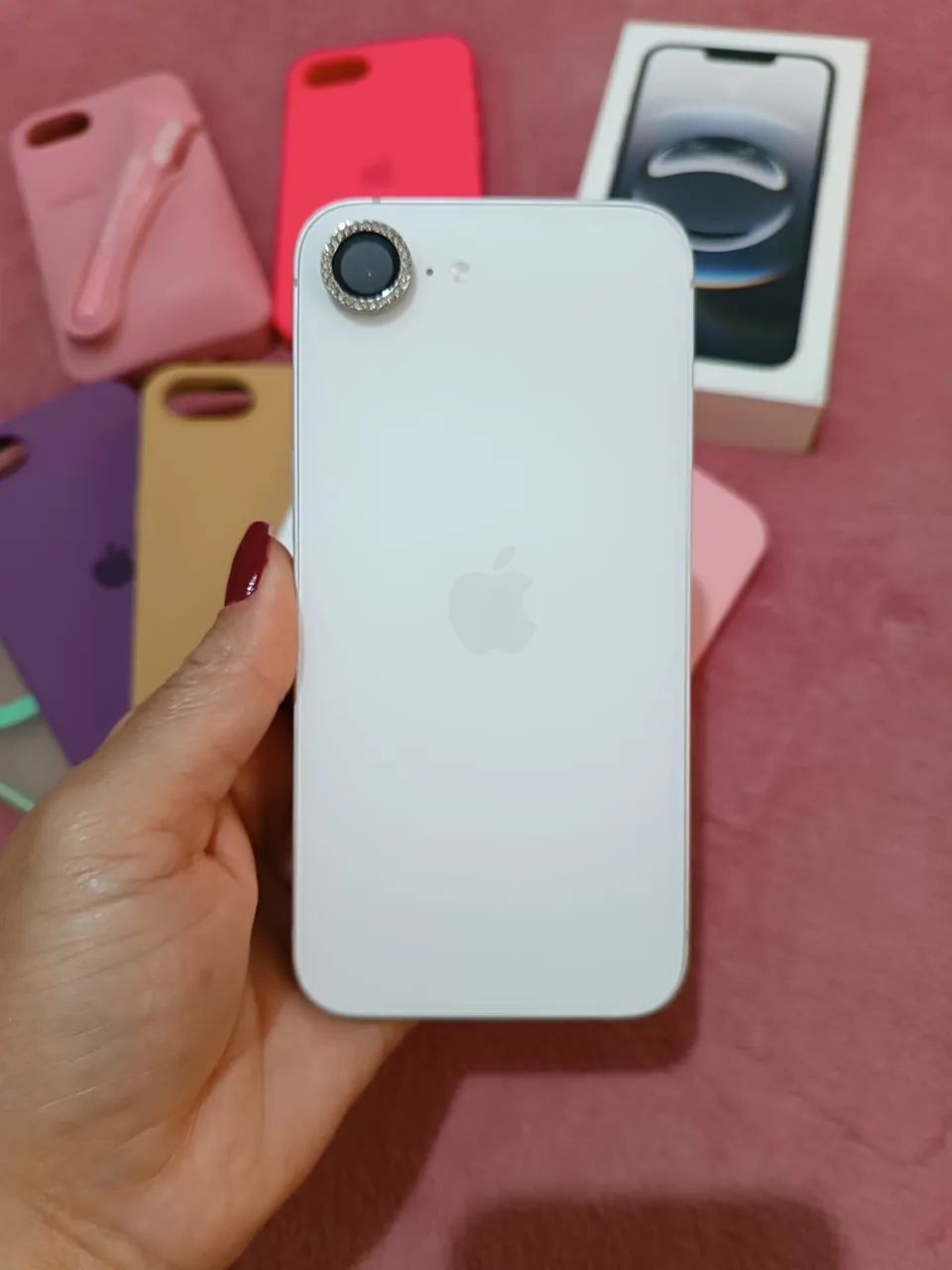 ? iPhone 16e 128GB Branco ? Bateria 100%