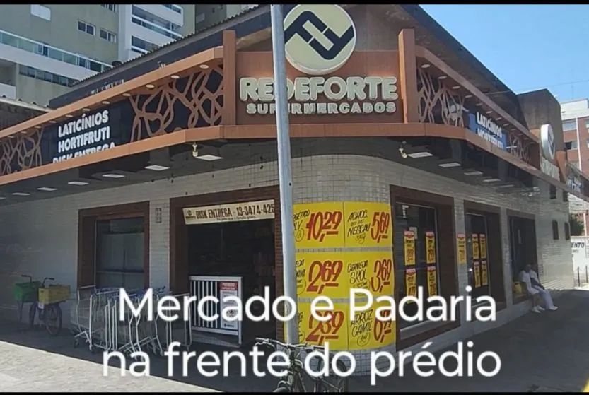 Alugo TEMPORADA - AP Lindo no CANTO FORTE Av Rio Branco - Praia Grande/ Santos SP - Foto 13
