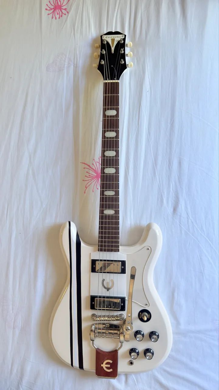 Guitarra epiphone com semi case  - Foto 5