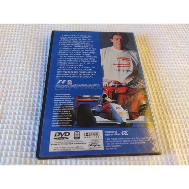 Ayrton Senna - Uma Estrela Chamada Ayrton Senna DVD Documentário Lacrado - Foto 2