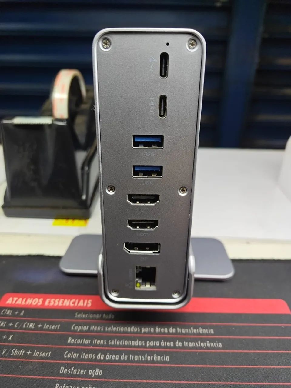 dock usb Hub Usb C 15 Em 1 4k/60hz Pd100w Ethernet - Foto 4