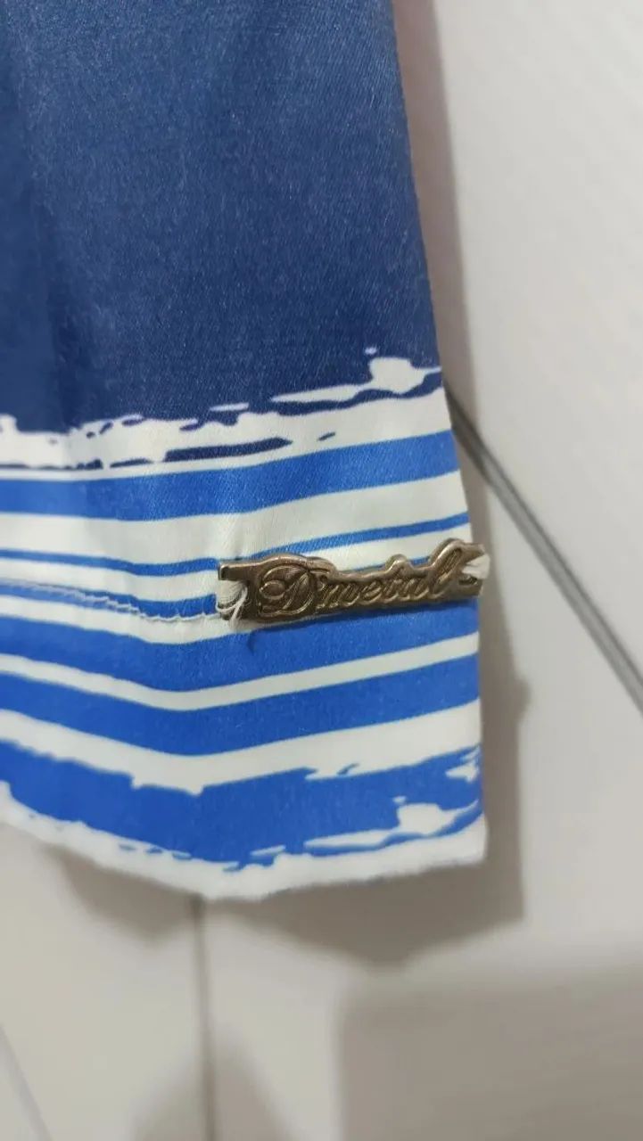 Vestido listrado da marca dmetal - Foto 3