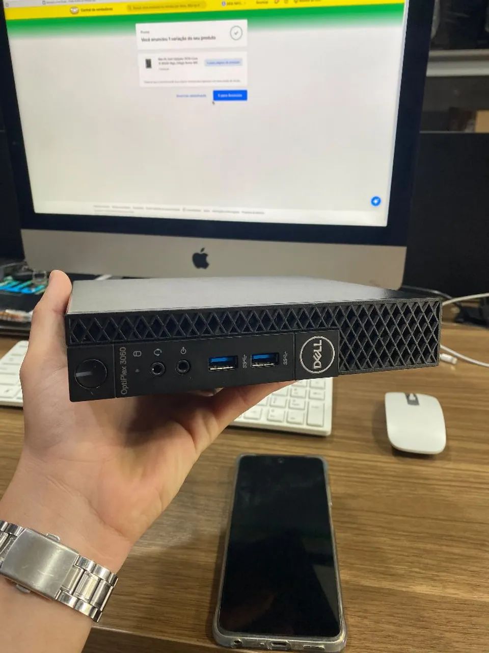 Mini Pc Dell i5 8ª 16GB NVMe 256GB - Foto 2