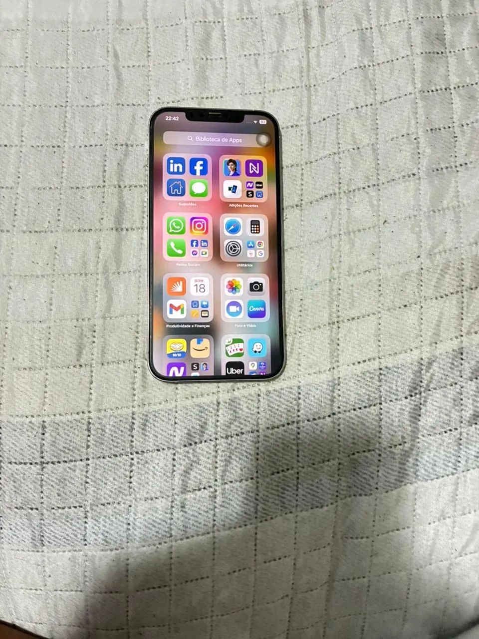 iPhone 12 ProMax 128gb - Tela Traseira quebrada - Foto 2