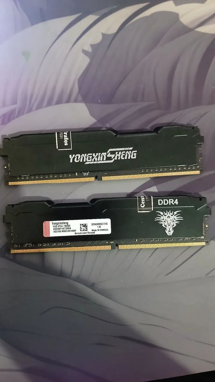Mem ória RAM 2x4 ddr4 2400mhz - Foto 2