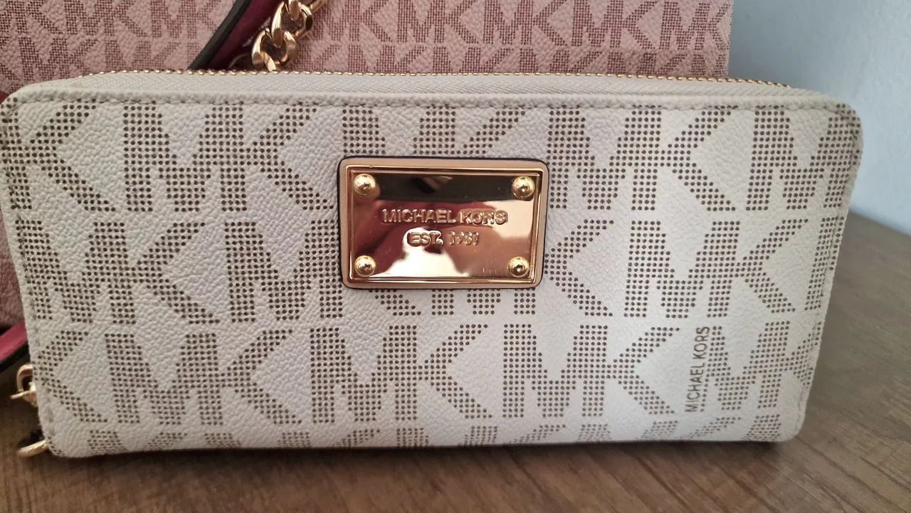 Bolsa Michael Kors teagen e carteira jet set - Foto 2