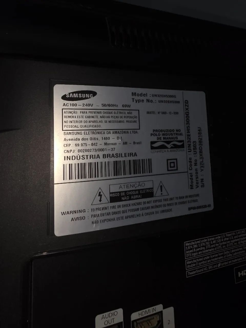 Smart tv led Samsung UN32EH5300G  32 polegadas - Foto 2