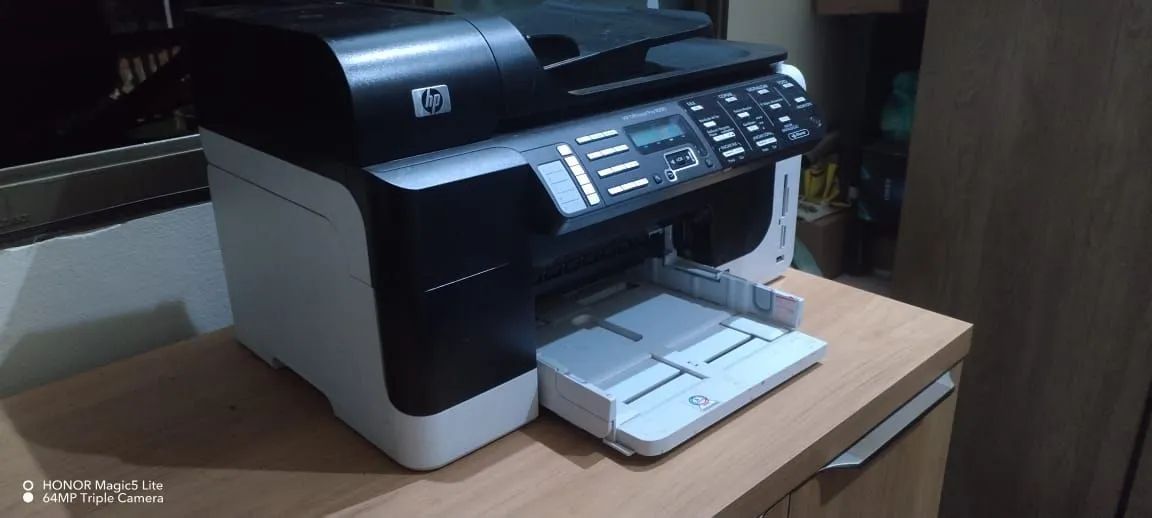impressora hp office jet pro 8500 sem cabo de força e sem cartuchos de impressão - Foto 2