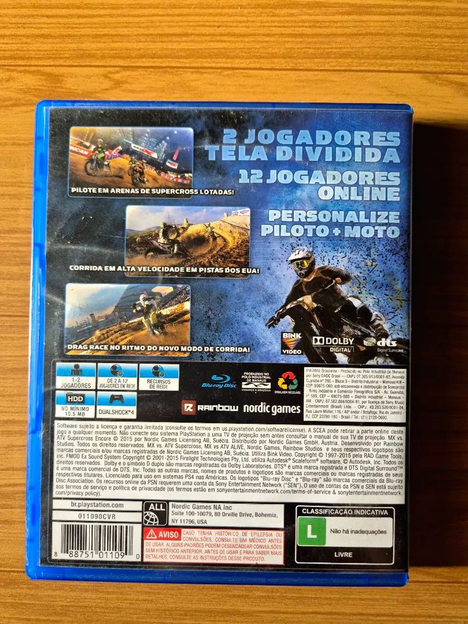 Jogo PS4 Original ? MX vs ATV Supercross Encore - Jogos de Vídeo