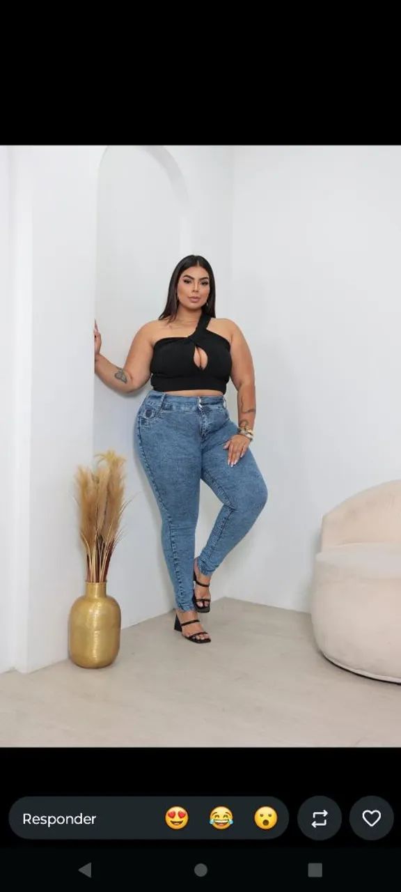Calça jeans plus size  - Foto 5