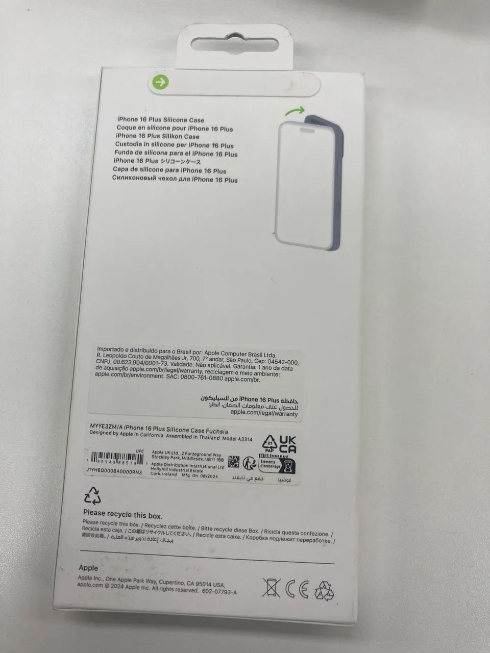 Capa Apple do iPhone 16 Plus lacrada - Foto 4