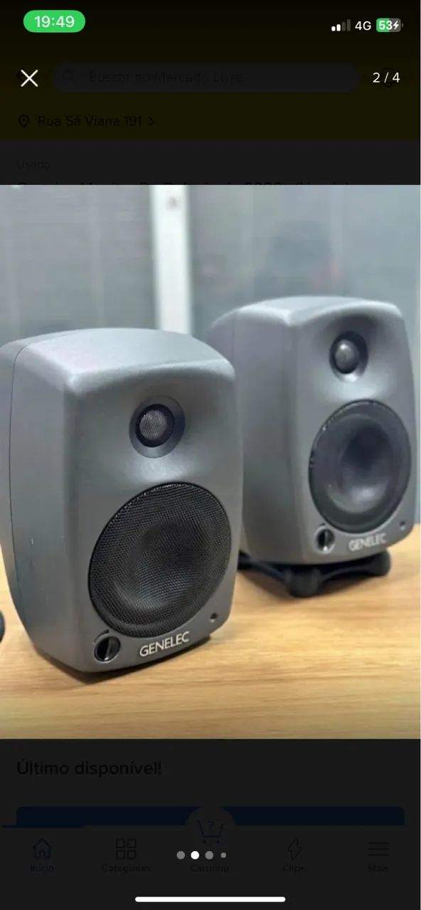 Monitor de referência Genelec 8020C