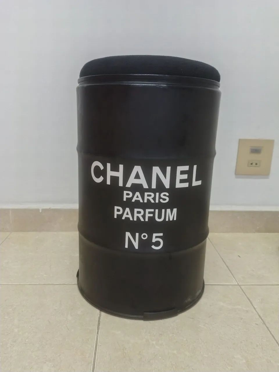 Puf/Banqueta De Tambor (estofado)