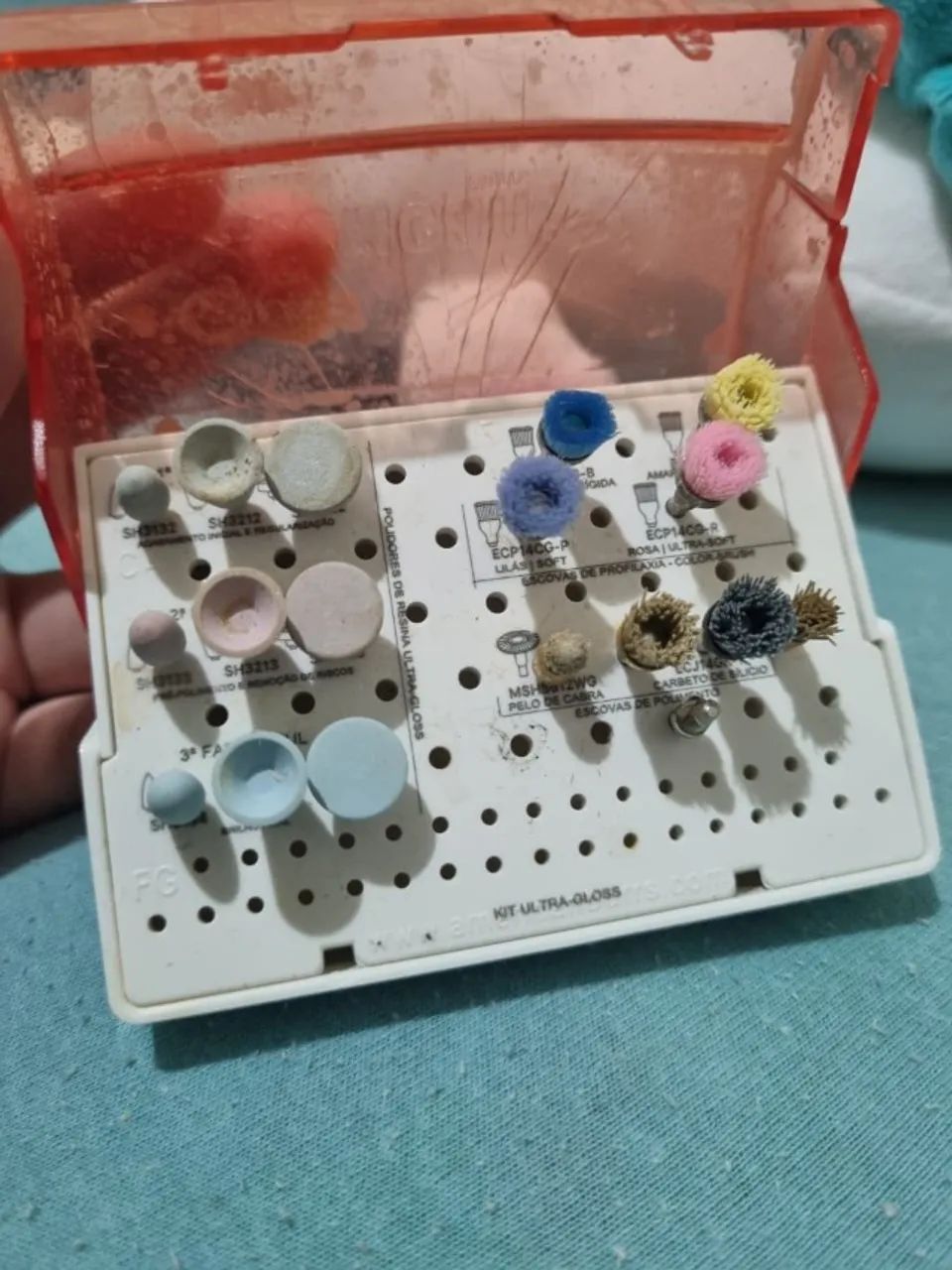 Kit Ultra-Gloss polimento 18 peças + broqueiro