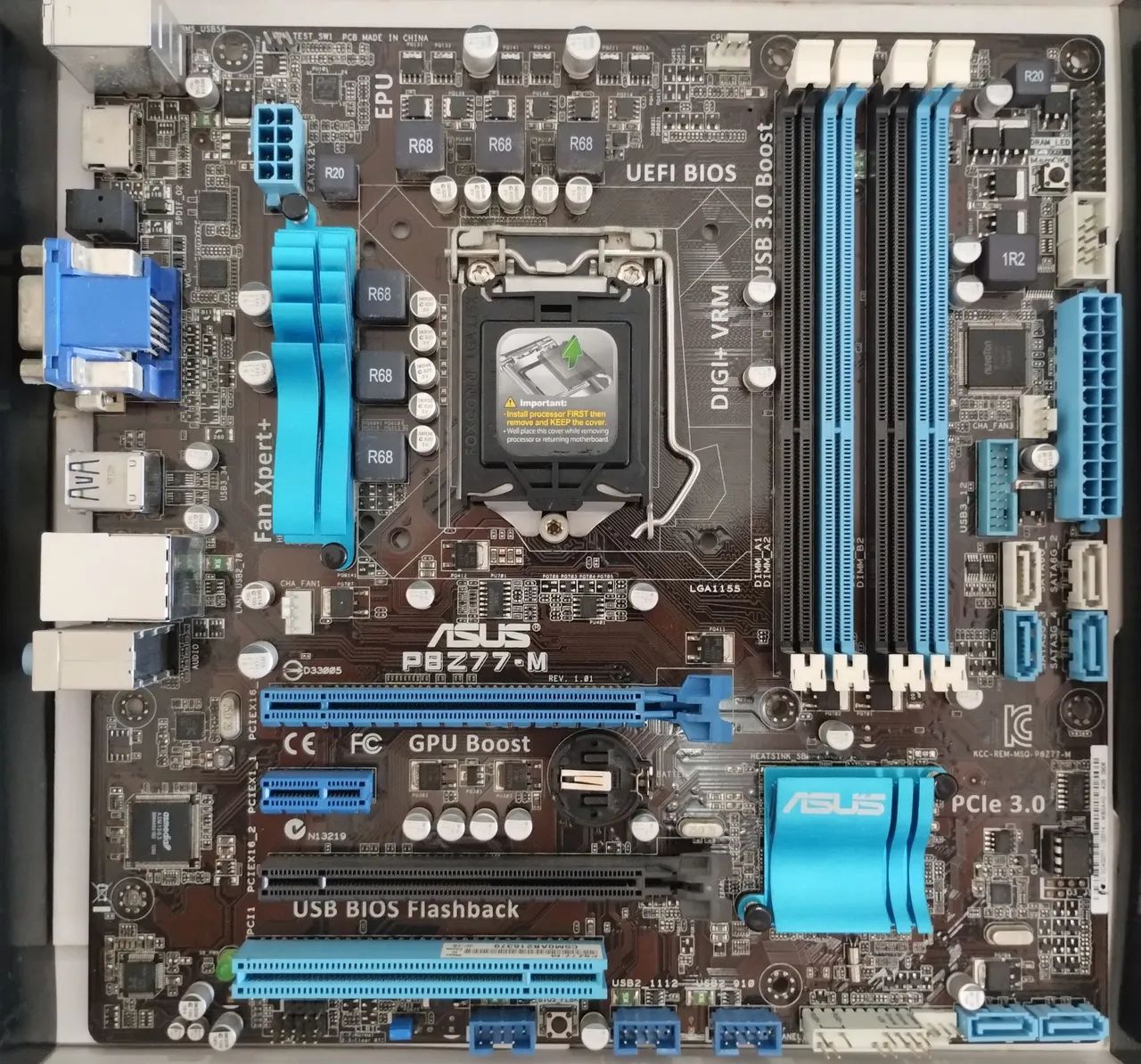 Placa mãe Asus P8Z77-M para Intel LGA 1155 - Foto 2