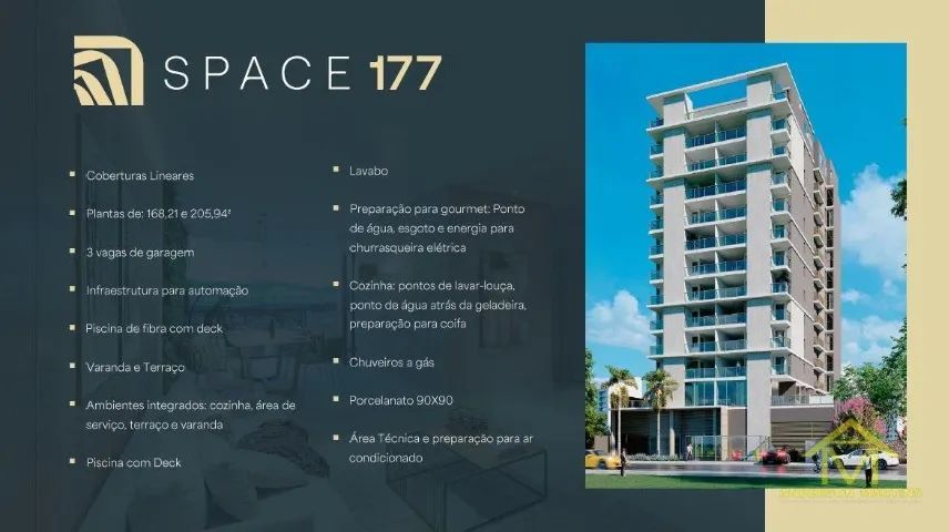 Apartamento espaçoso para viver com conforto: Space 177 com 3 quartos - Foto 2