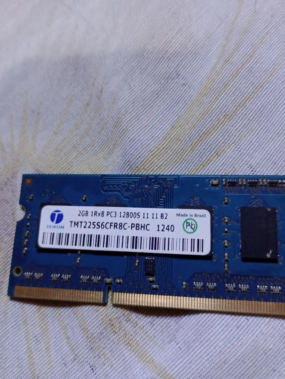 1GB DDR3 メモリ PC3-10600S Memória Para Notebook 1gb Ddr3 10600s Nova | MercadoLivre