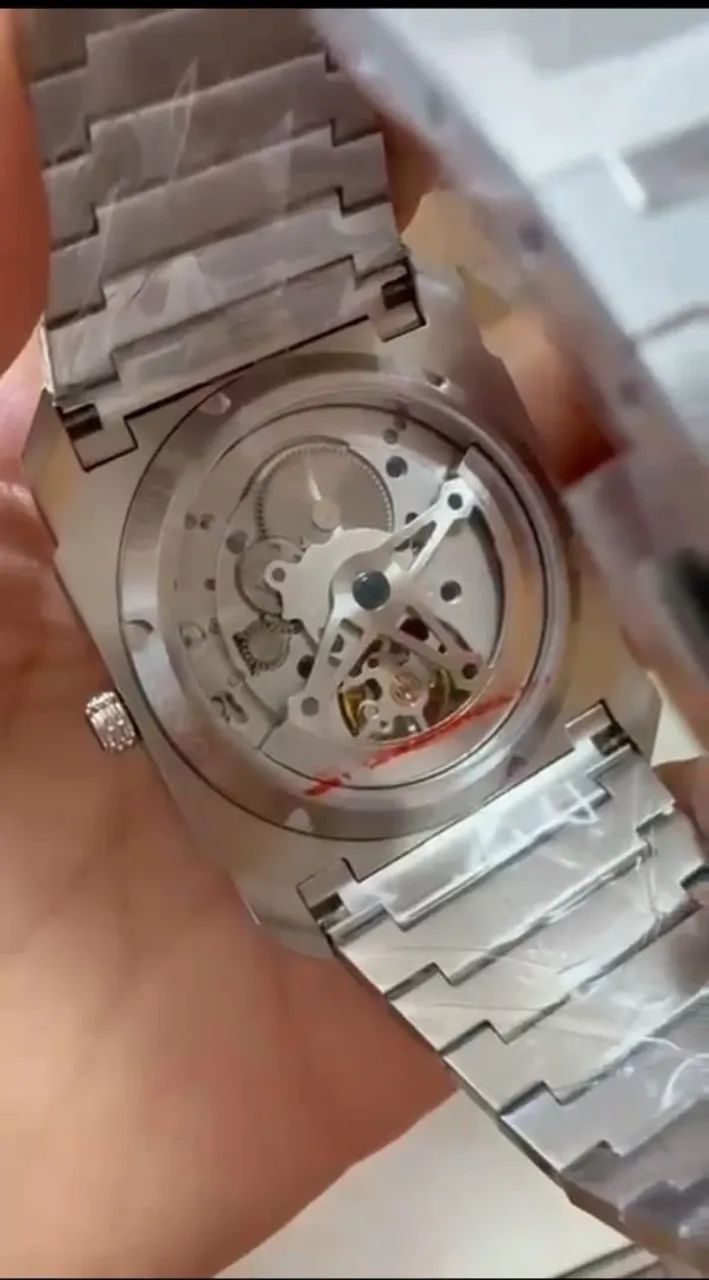 Relógio Base ETA Estilo Bvlgari Octo Finissimo Tourbillon - Foto 5