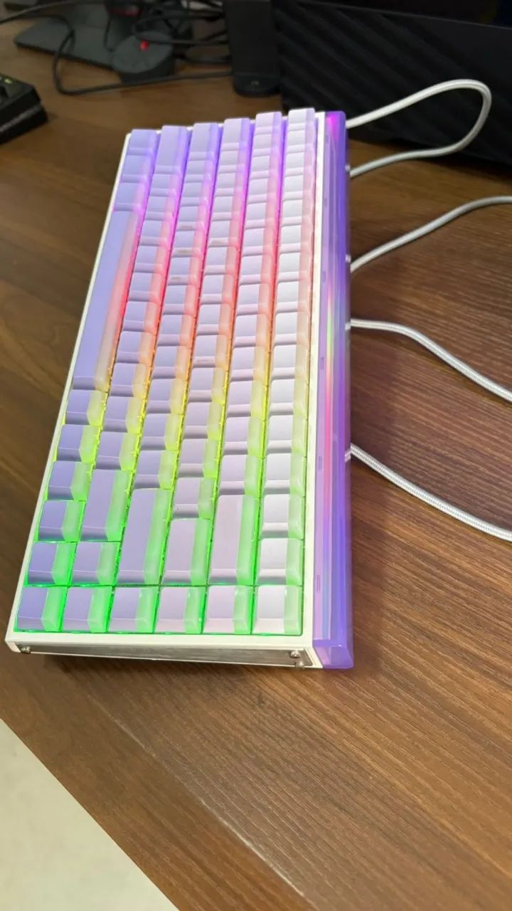 Teclado Magnético Aula Hero 84HE Purple Gradient - Foto 3