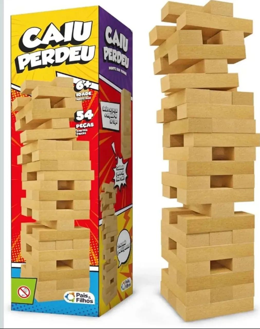 Caiu perdeu/Jenga 
