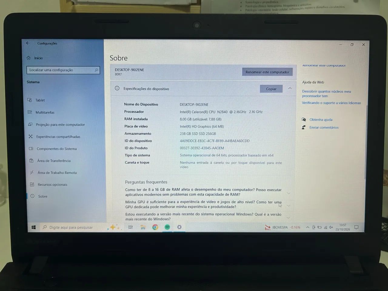NOTEBOOK LENOVO  - Foto 3