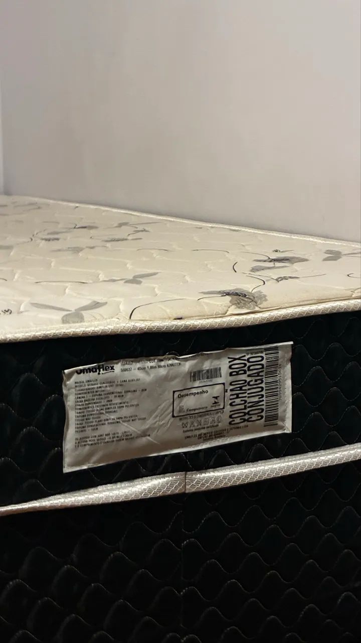 Cama Box Conjugada Solteiro Ortobom D45 - Excelente Estado - Foto 3