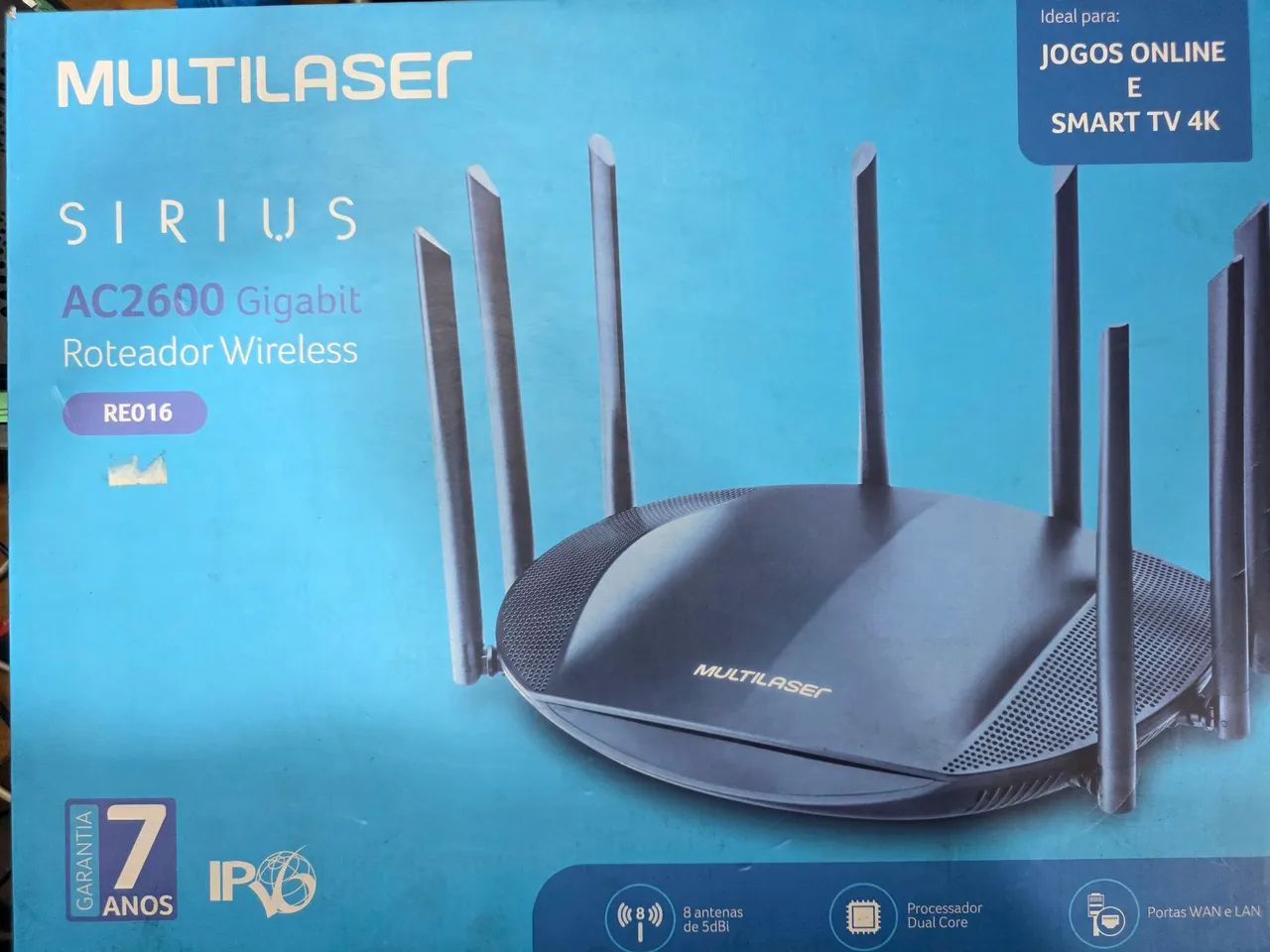 Roteador Multilaser Sirius AC2600 Wireless 